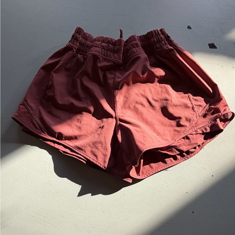 Women's Athletic Shorts in Rich Dark Pink